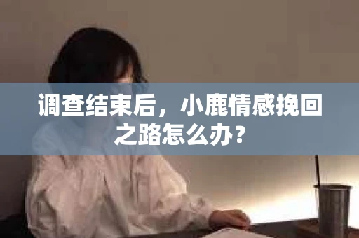 调查结束后，小鹿情感挽回之路怎么办？
