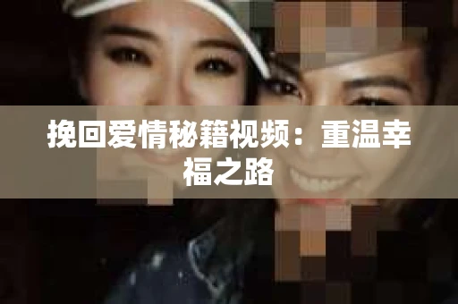 挽回爱情秘籍视频：重温幸福之路