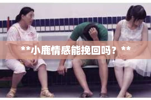 **小鹿情感能挽回吗？**
