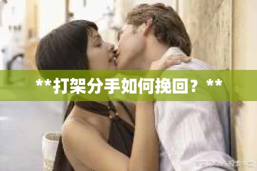 **打架分手如何挽回？**