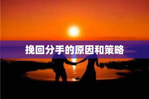 挽回分手的原因和策略