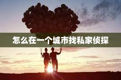 怎么在一个城市找私家侦探
