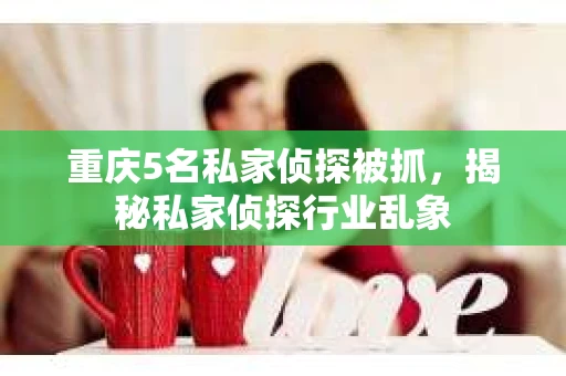 重庆5名私家侦探被抓，揭秘私家侦探行业乱象