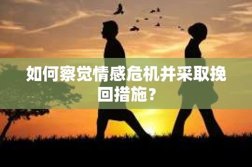 如何察觉情感危机并采取挽回措施？