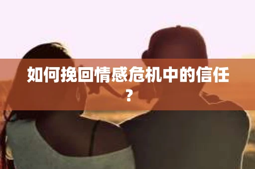如何挽回情感危机中的信任? 如何挽回情感危机中的信任?