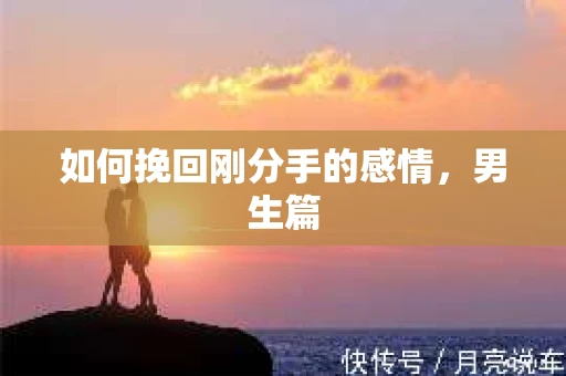 如何挽回刚分手的感情，男生篇